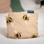 Lavender Wheat Warmer, Heated Wheat Bag In Bees, thumbnail 1 of 8