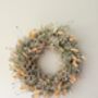 Dried Statice Wreath With Bunny Tails, thumbnail 3 of 5