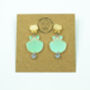 Shell Irredescent Earrings, thumbnail 2 of 2
