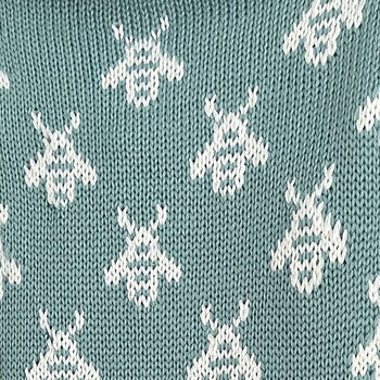 Personalised Knitted Bee Blanket, 7 of 8