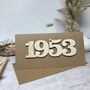 Personalised 70th Birthday 1953 Year Card, thumbnail 8 of 10