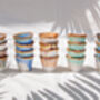 Set Of Four Ceramic Single Espresso Cups, thumbnail 4 of 12