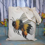 Bumble Bee Fairtrade + Organic Tote Bag, thumbnail 1 of 2