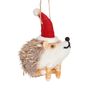 Hedgehog With Christmas Hat, thumbnail 1 of 3