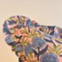 Floral Indian Block Print Cushion, thumbnail 3 of 3