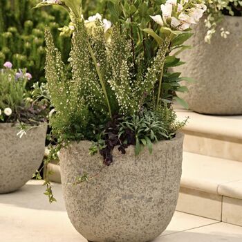 Round Ficonstone Garden Planter, 2 of 5