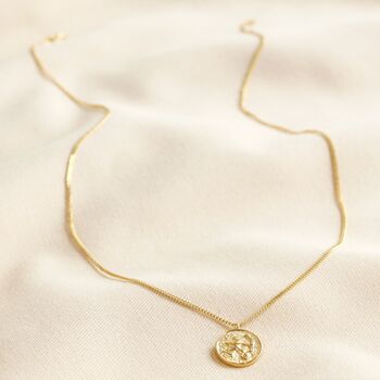 Gold Plated Stainless Steel Zodiac Pendant Necklace, 5 of 10