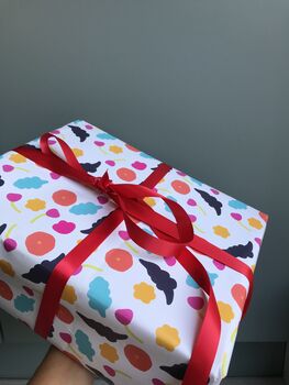 Flower Blob Wrapping Paper, 7 of 9