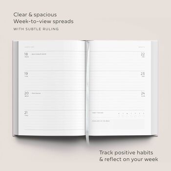 2024 Personalised Diary, A5 Week To View Planner, 4 of 12