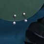 Double Pearl Ear Jacket In Sterling Silver, thumbnail 1 of 11