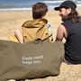 Dad's Need Bags Too Embroidered Oversized Canvas Tote Bag Dad Gift, thumbnail 1 of 6