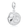 Sterling Silver Aries Zodiac Necklace, thumbnail 3 of 8
