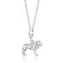 Lion Charm Necklace, Sterling Silver Or Gold Plated, thumbnail 5 of 10