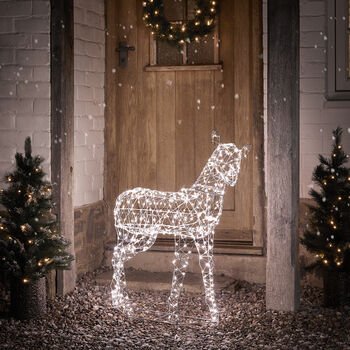 Duchy Doe Dual Colour Micro LED Light Up Reindeer, 2 of 6
