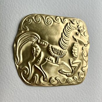 Handmade Gold Foil Lunar New Year Of Horse Card, 2 of 3