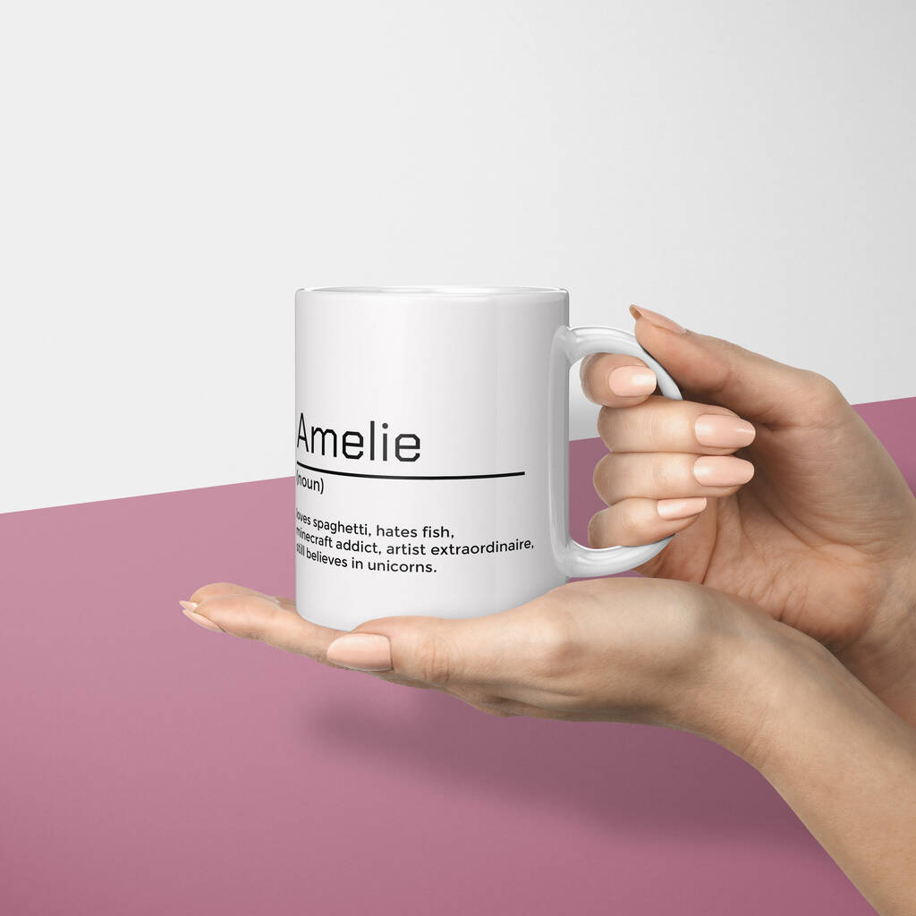 Personalised Name Noun Mug By Crank