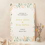 Summer Meadow Wedding Welcome Sign, thumbnail 1 of 3