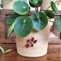 Floral Birthstone Colour Ceramic Handmade Plant Pot, thumbnail 3 of 9
