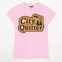 City Quitter Women's Slogan T Shirt, thumbnail 7 of 9