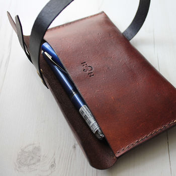 Leather Pencil Case By Hide & Home | notonthehighstreet.com