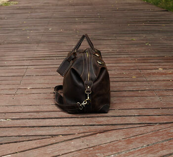 Genuine Leather Boarding Bag For Travelling, 7 of 12