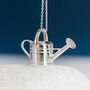 Watering Can Necklace In Sterling Silver, thumbnail 1 of 9
