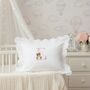 Personalised Teddy Bear Baby Pillowcase, thumbnail 2 of 5