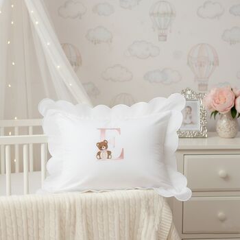 Personalised Teddy Bear Baby Pillowcase, 2 of 5