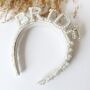 Bride Bridal Pearl Hen Party Headband Birthday Wife Wedding, thumbnail 1 of 2