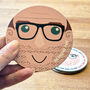 Personalised Glossy Face Coasters For Dad, thumbnail 5 of 7