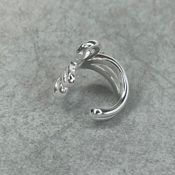 Sterling Silver Snake Ear Cuff, 3 of 7