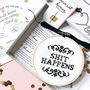 'Shit Happens' Modern Cross Stitch Kit, thumbnail 3 of 5