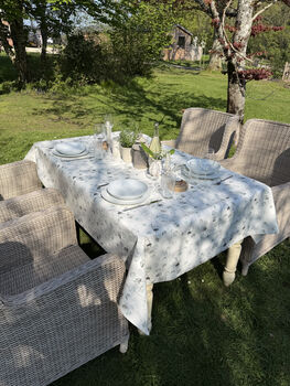 Sage And Stem Outdoor Or Indoor Tablecloth Wipe Clean, 3 of 5