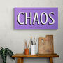 Personalised Word Sign Print With Optional Messages, thumbnail 8 of 12