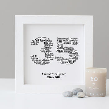 Personalised 35th Anniversary Gift, 3 of 7