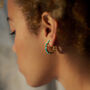 Turquoise Bubble Hoop, thumbnail 7 of 8