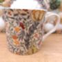 Set Of Six Mugs In William Morris Flora Design, thumbnail 6 of 9