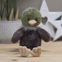 Mary The Plush Long Leg Mallard Chick Soft Toy, thumbnail 2 of 3