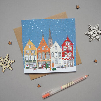 Bruges Christmas Cards Set Of Five, 2 of 4