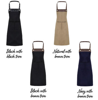 Modern Personalised Artisan Apron With Initials, 6 of 7