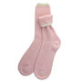 Pink Cashmere Bed Socks, thumbnail 4 of 5