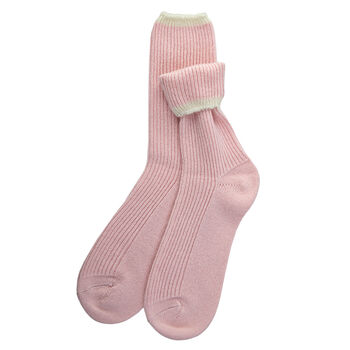 Pink Cashmere Bed Socks, 4 of 5