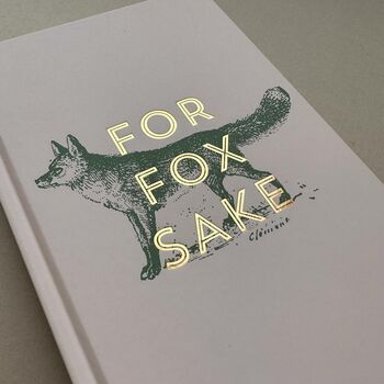 Vintage Sass Hardcover Journal For Fox Sake, 2 of 4