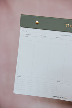 Refillable Weekly Notepad Vertical, 3 of 6