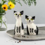 Handmade Ceramic Cat Salt And Pepper Shakers, thumbnail 4 of 7