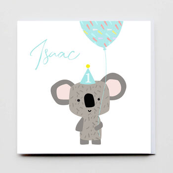 Happy Birthday Super Cute Koala Girl/ Boy Greeting Card, 5 of 6
