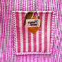 Tote Bag Cotton Pink Lemon Quilted Beach Bag Shopper, thumbnail 5 of 5