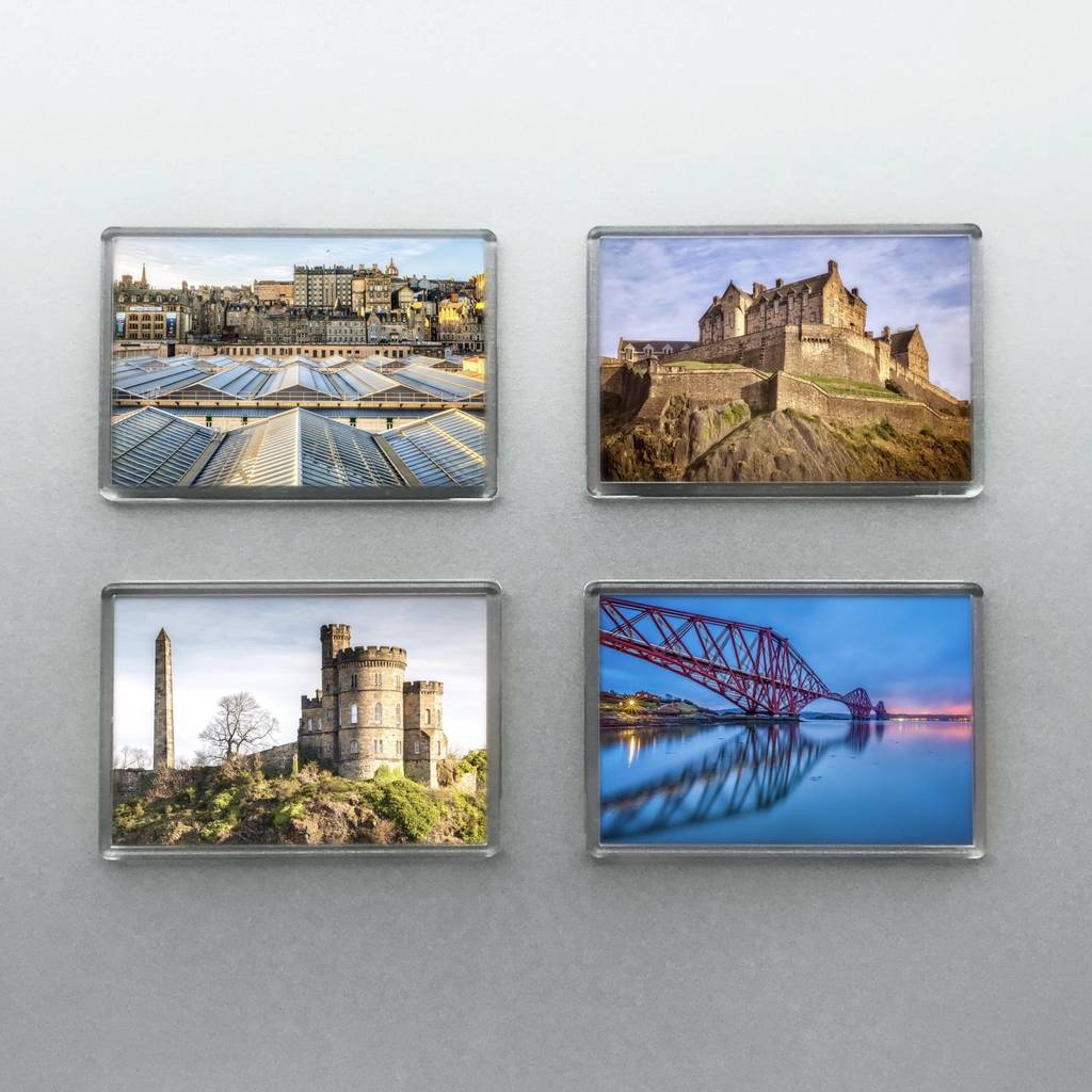 Edinburgh Magnets Set Of Four, 1 of 5