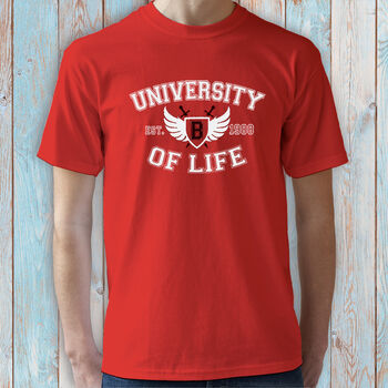 Personalised University Of Life T Shirt, 5 of 8