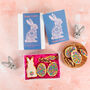 Easter Bunny Luxury Biscuit Box, thumbnail 1 of 2